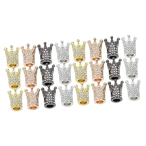 Kronen-schmuckperlen-set 12-teilig Strass-kronen Zur Individuellen Schmuckherstellung Kronen-schmuckperlen-set 12-teilig Strass-kronen Zur Individuellen Schmuckherstellung von COHEALI