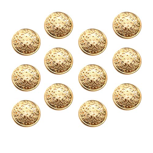 Metallmantel Knöpfe 30 23 mm Metallknöpfe Vintage Mantel Knöpfe flache Knöpfe Jacke Knöpfe für DIY Blazer Anzüge Hemd Hosen Herstellung Hellgold Metallschaftknöpfe Metallmantel Knöpfe 30 23 mm Metallknöpfe Vintage Mantel Knöpfe flache Knöpfe Jacke Knöpfe für DIY Blazer Anzüge Hemd Hosen Herstellung Hellgold Metallschaftknöpfe von COHEALI