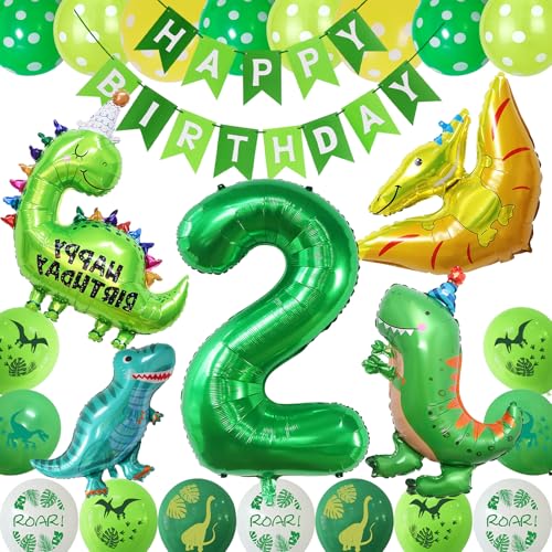 COLANANA Dino Geburtstag Deko Set,2 jahre Kindergeburtstag Dino Geburtstag Deko mit Happy Birthday Girlande, Grün Gelb Dinos Luftballons für Dinosaurier Party Kindergeburtstag Geburtstags Dekoration COLANANA Dino Geburtstag Deko Set,2 jahre Kindergeburtstag Dino Geburtstag Deko mit Happy Birthday Girlande, Grün Gelb Dinos Luftballons für Dinosaurier Party Kindergeburtstag Geburtstags Dekoration von COLANANA