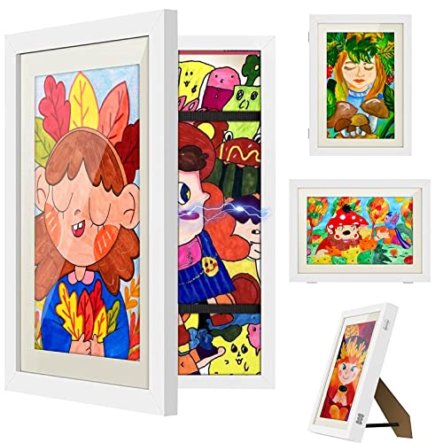 COLEESON Bilderrahmen Kinderzeichnungen A4, Holz Kinder Kunst Bilderrahmen, Bilderrahmen für Kinder mit Frontöffnung, Ideal zum Aufbewahren und Präsentieren von Kinderzeichnungen und Kunstwerken (A) COLEESON Bilderrahmen Kinderzeichnungen A4, Holz Kinder Kunst Bilderrahmen, Bilderrahmen für Kinder mit Frontöffnung, Ideal zum Aufbewahren und Präsentieren von Kinderzeichnungen und Kunstwerken (A) von COLEESON