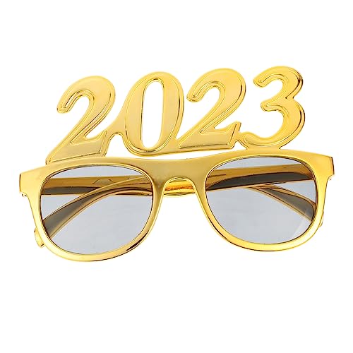 COLLBATH 1 Paar 2023 Brille faschingsbrille karnevalsbrille silvesterbrillen partyglasses festival brillen farbige Brillen für Abschlussfeiern Performance-Requisiten Partyzubehör Stk Golden COLLBATH 1 Paar 2023 Brille faschingsbrille karnevalsbrille silvesterbrillen partyglasses festival brillen farbige Brillen für Abschlussfeiern Performance-Requisiten Partyzubehör Stk Golden von COLLBATH