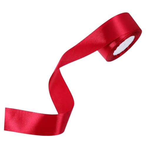 COLLBATH 1 Rolle Breites Geschenkband aus Polyester für Diy Dekorationen Weinrot Yards zum Verpacken von Geschenken Hochzeiten und Festlichen Anlässen Vielseitig Einsetzbar für von COLLBATH
