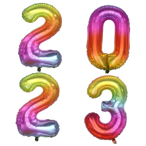 COLLBATH 1 Satz 2023 Aluminiumfolienballon Helium für Ballons Ballonaufblasgerät multi Ballon glänzen wand polsterung große luftballons weihnachtsdeko Partygeschenke 2023 Neujahrsballons COLLBATH 1 Satz 2023 Aluminiumfolienballon Helium für Ballons Ballonaufblasgerät multi Ballon glänzen wand polsterung große luftballons weihnachtsdeko Partygeschenke 2023 Neujahrsballons von COLLBATH