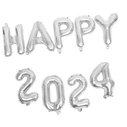 COLLBATH Folienballons und Dekorationen Frohes neues Jahr 2024 Junggesellenabschied Layout Requisiten COLLBATH Folienballons und Dekorationen Frohes neues Jahr 2024 Junggesellenabschied Layout Requisiten von COLLBATH