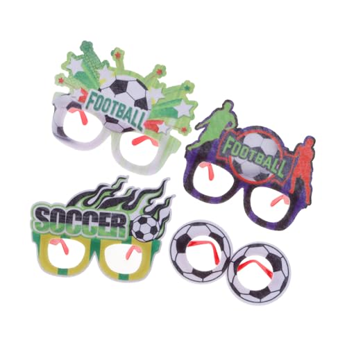 COLLBATH 1 Satz Fußball-partygeschenke Party-fußballbrillen-dekorationen Fußballparty- Faschingsbrille Karnevalsbrille Lustige Fußballbrille Partybrillen Dekoration 4 Stück COLLBATH 1 Satz Fußball-partygeschenke Party-fußballbrillen-dekorationen Fußballparty- Faschingsbrille Karnevalsbrille Lustige Fußballbrille Partybrillen Dekoration 4 Stück von COLLBATH