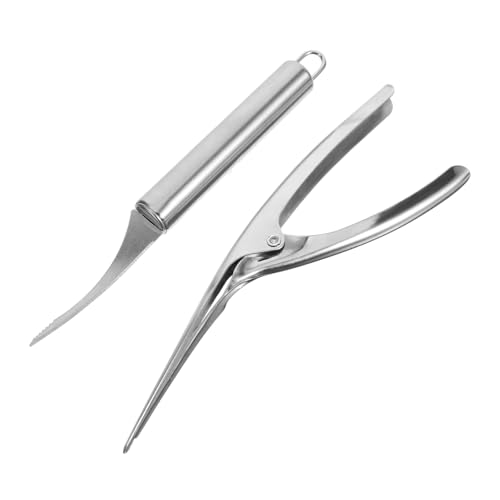 COLLBATH Shrimp Peeler 1 Satz Garnelen-drahtmesser Aus Edelstahl Ergonomischer Garnelenschäler Hausversorgung Fischschupper Professioneller Garnelenreiniger Garnelenschneider Werkzeug Rostfreier Stahl COLLBATH Shrimp Peeler 1 Satz Garnelen-drahtmesser Aus Edelstahl Ergonomischer Garnelenschäler Hausversorgung Fischschupper Professioneller Garnelenreiniger Garnelenschneider Werkzeug Rostfreier Stahl von COLLBATH