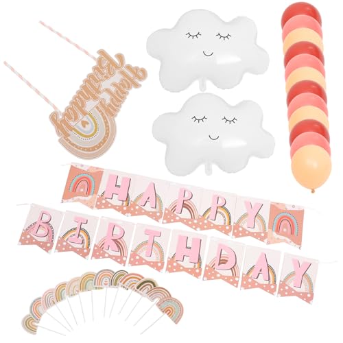 COLLBATH Set Mit Party-dekorationen Für Jungen Und Mädchen Geburtstags-themen-luftballons Banner Tortenaufsatz COLLBATH Set Mit Party-dekorationen Für Jungen Und Mädchen Geburtstags-themen-luftballons Banner Tortenaufsatz von COLLBATH