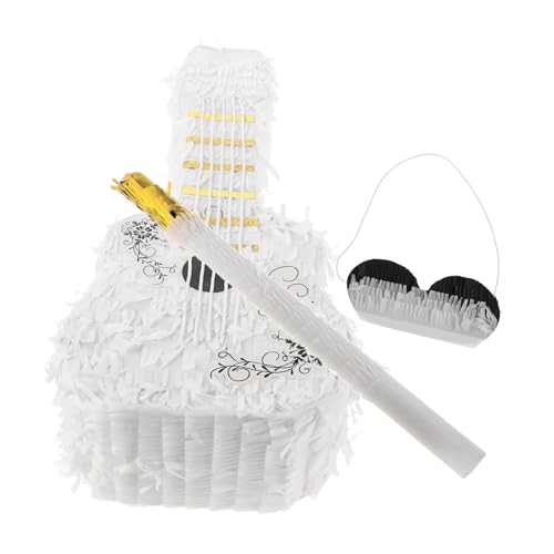 COLLBATH 1 Satz Geigen-Piñata Tamburin für broschen herstellung kit dekorative Wanddekoration Tischgeige party zubehör süßigkeiten pinata Disco-Party-Pinata Pinata-Stick Papier Weiß COLLBATH 1 Satz Geigen-Piñata Tamburin für broschen herstellung kit dekorative Wanddekoration Tischgeige party zubehör süßigkeiten pinata Disco-Party-Pinata Pinata-Stick Papier Weiß von COLLBATH