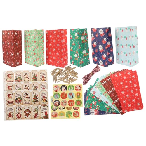 COLLBATH Geschenkpapiertasche Für Süßigkeiten Kleine Weihnachtstüten Mit Aufklebern Papiertüten Für Weihnachtspartys Und Feiertage COLLBATH Geschenkpapiertasche Für Süßigkeiten Kleine Weihnachtstüten Mit Aufklebern Papiertüten Für Weihnachtspartys Und Feiertage von COLLBATH