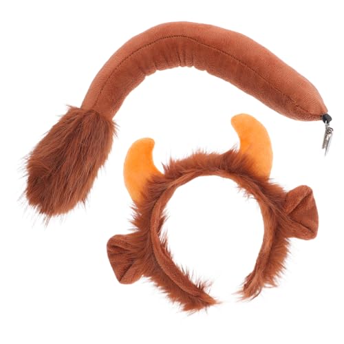 COLLBATH 1 Satz Kuhhorn Stirnband und für Accessoire für Karneval Halloween und Rollenspiele und Bequem für Aktives COLLBATH 1 Satz Kuhhorn Stirnband und für Accessoire für Karneval Halloween und Rollenspiele und Bequem für Aktives von COLLBATH