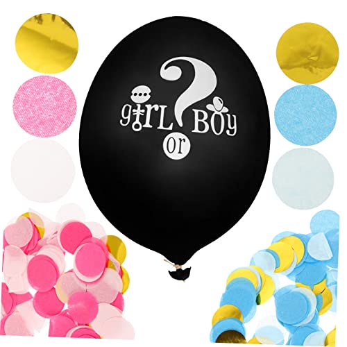 COLLBATH 1 Satz Partyluftballons zur Enthüllung des Geschlechts Riesenballon Geschlecht enthüllen Hintergrundstütze Ornament Ballon zum Aufdecken des Geschlechts Partyballons enthüllen Baby von COLLBATH