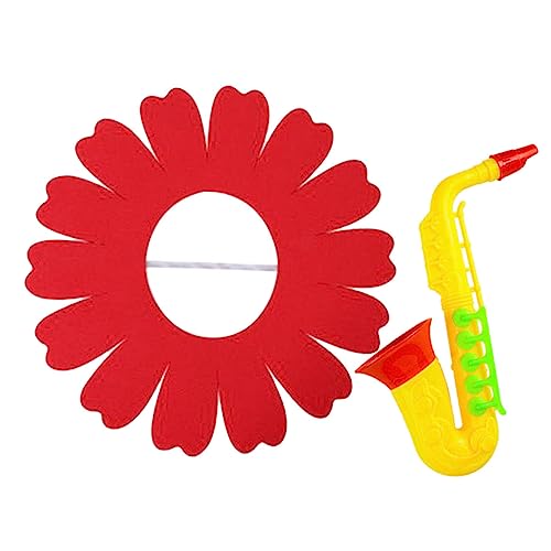 COLLBATH 1 Satz Simuliertes Trompetenspielzeug Trompetenimitat Aus Kunststoff Pädagogisches Trompetenspielzeug Performance-Kopfbedeckung Trompetenspielzeug Aus Kunststoff Spieleprop Plastik von COLLBATH
