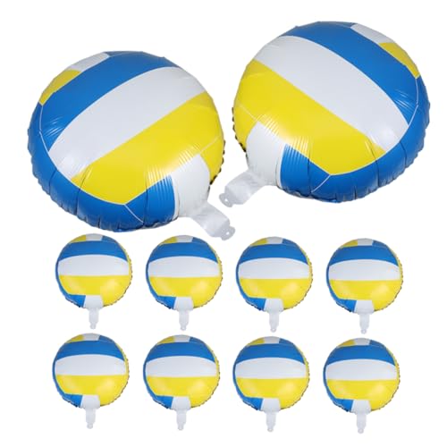 COLLBATH 10 Stück 18 Volleyball Ballons Volleyball Party Dekorationen Zum Thema Volleyball Aufblasbare Volleyball Zählung Volleyball Party Gastgeschenke Volleyball Volleyball von COLLBATH