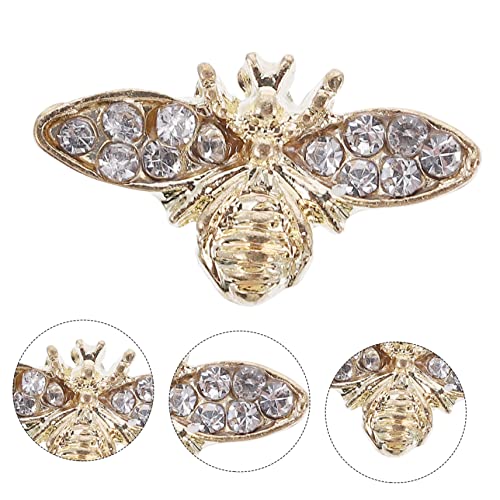 COLLBATH 10 Stück Teiliges Bienen nagelcharms aus Langlebiger Legierung Art dekor Sicher und Verblassungsfrei Einfach Anzuwenden für Individuelles Nageldesign Geeignet für Anfänger und von COLLBATH