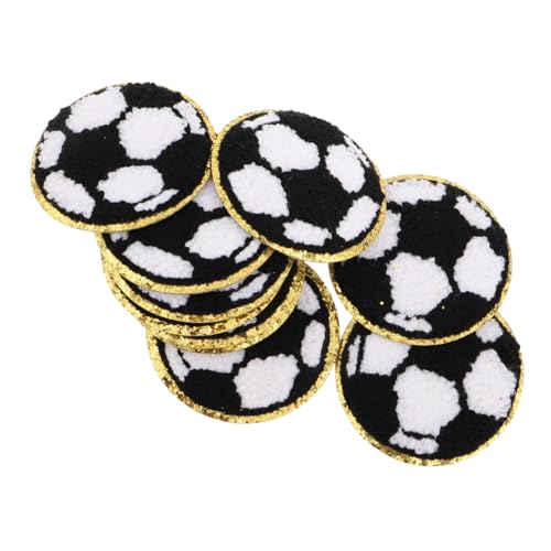 COLLBATH 10 Stück Teiliges Fußball Patch Cartoon für Glitzernd Aufnähen Kleidung Handtücher für Verschiedene Anwendungen COLLBATH 10 Stück Teiliges Fußball Patch Cartoon für Glitzernd Aufnähen Kleidung Handtücher für Verschiedene Anwendungen von COLLBATH