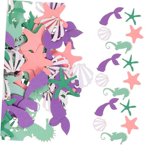 COLLBATH 100 Stück Meerjungfrau Konfetti Koralle Mermaid Party Gefälligkeiten Fisch hochzeitsdeko Hochzeitsornament Papiertisch Konfetti Buntes Papierkonfetti COLLBATH 100 Stück Meerjungfrau Konfetti Koralle Mermaid Party Gefälligkeiten Fisch hochzeitsdeko Hochzeitsornament Papiertisch Konfetti Buntes Papierkonfetti von COLLBATH