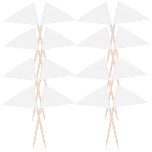 COLLBATH 100 Stück Mini Zahnstocher Flaggen Dreieckige Cupcake Topper für Obst und Snacks Essensdekoration für Partys und Feiern und Vielseitig Einsetzbar COLLBATH 100 Stück Mini Zahnstocher Flaggen Dreieckige Cupcake Topper für Obst und Snacks Essensdekoration für Partys und Feiern und Vielseitig Einsetzbar von COLLBATH