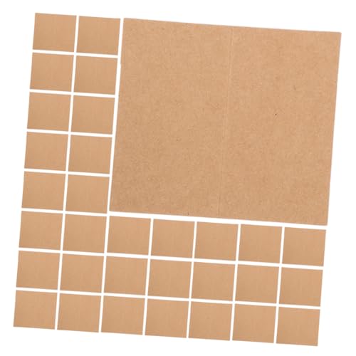 COLLBATH 100 Stück Platzkarten aus Karton Leere Tischkarten für Hochzeiten Geburtstagsfeiern und Veranstaltungen Vielseitig Einsetzbar Braun Faltbar von COLLBATH