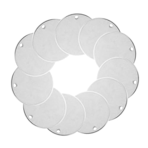 COLLBATH 100 Stück Schlüsselanhänger Rohlinge Flache Charms Diy Schmucketiketten Gravieren Hundemarken für Haustieranhänger von COLLBATH