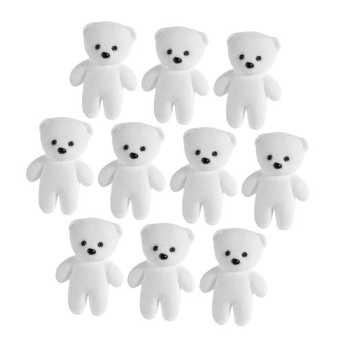 COLLBATH 10 Stück Mini-schaumbären Kuscheltiere Für Projekte Weiche Plüschtiere Als Dekoration Für Weihnachten COLLBATH 10 Stück Mini-schaumbären Kuscheltiere Für Projekte Weiche Plüschtiere Als Dekoration Für Weihnachten von COLLBATH
