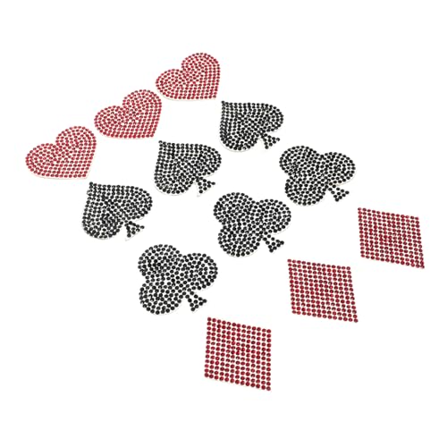 COLLBATH 12 Stück Diy Bügelpatches für Kleidung Dekorative Applikationen mit Hitzeaktiviertem Kleber Für Jacken Taschen und Röcke von COLLBATH