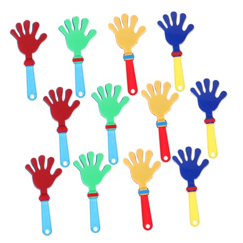 COLLBATH 12 Stück Teiliges Bunte Kunststoff Handklapper Noisemaker Partyspielzeug Leicht und Sicher für Jungen Mädchen zur Aufmerksamkeit und Gehirnentwicklung Einfach zu Zufällige Farbe COLLBATH 12 Stück Teiliges Bunte Kunststoff Handklapper Noisemaker Partyspielzeug Leicht und Sicher für Jungen Mädchen zur Aufmerksamkeit und Gehirnentwicklung Einfach zu Zufällige Farbe von COLLBATH