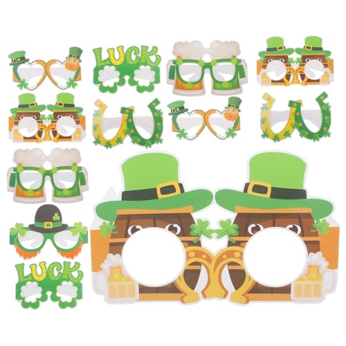 COLLBATH 12 Stück Teiliges Set Papierbrillen Shamrock Design Patricks Day Party Zubehör Kostümfoto Requisiten und Erwachsene Festliche Dekoration COLLBATH 12 Stück Teiliges Set Papierbrillen Shamrock Design Patricks Day Party Zubehör Kostümfoto Requisiten und Erwachsene Festliche Dekoration von COLLBATH
