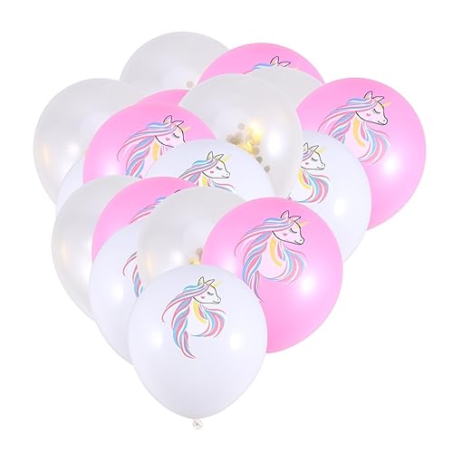 COLLBATH 15St Latexballons für Party Luftballons zur Babyparty Geburtstag Luftballons Ballongas Emulsion Konfetti von COLLBATH