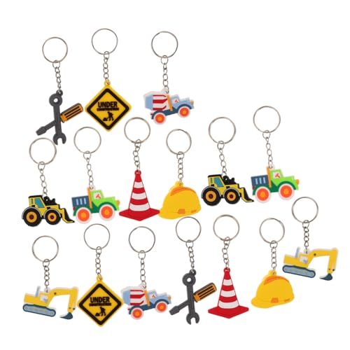 COLLBATH 16 Stück Teiliges aus PVC mit Mini-baumaschinen Bagger Planierraupe Schlüsselanhänger Bunte Baustellen Party Dekoration Shower Goodie Bags Kindergeburtstag Zubehör COLLBATH 16 Stück Teiliges aus PVC mit Mini-baumaschinen Bagger Planierraupe Schlüsselanhänger Bunte Baustellen Party Dekoration Shower Goodie Bags Kindergeburtstag Zubehör von COLLBATH