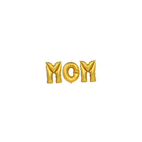 COLLBATH 1 Satz 16 Cm Kreativer Buchstabenballon Aus Aluminiumfolie Muttertagsballon Dekoration Party Ornament Aluminiumfolienballons Partyballons von COLLBATH