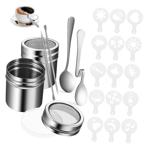 COLLBATH 1Satz Kaffeekunst Schablonen Set Teiliges Latte Art Set Mit Schablonen Kakaostreuern Latte Art Nadeln Und Kaffeelöffeln Kreative Kaffeekreationen COLLBATH 1Satz Kaffeekunst Schablonen Set Teiliges Latte Art Set Mit Schablonen Kakaostreuern Latte Art Nadeln Und Kaffeelöffeln Kreative Kaffeekreationen von COLLBATH