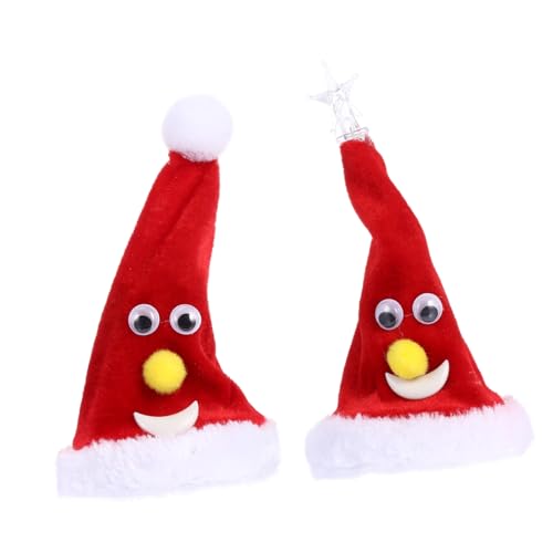 COLLBATH 2stücke Tanzende Weihnachtsmützen Lustige Rockende Weihnachtsmützen Aus Pet Für Weihnachtsdekoration Ohne Batterie Für Zuhause Garten Und Party-dekoration COLLBATH 2stücke Tanzende Weihnachtsmützen Lustige Rockende Weihnachtsmützen Aus Pet Für Weihnachtsdekoration Ohne Batterie Für Zuhause Garten Und Party-dekoration von COLLBATH
