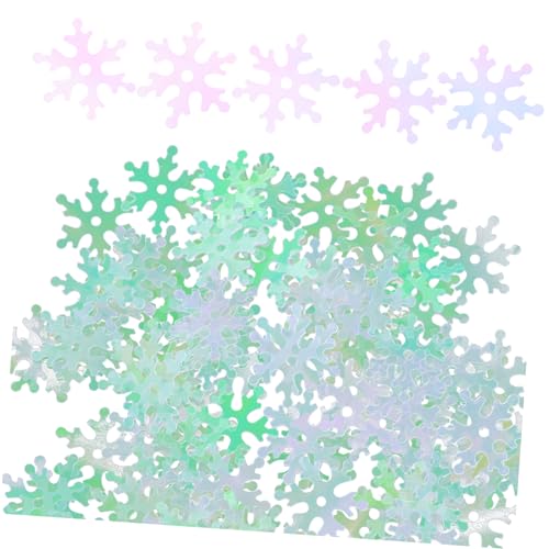 COLLBATH Schneeflocken-Dekorationen aus sicherem Material 2 Beutel weihnachtliches Schneeflocken-Konfetti für festliche Tischdekoration COLLBATH Schneeflocken-Dekorationen aus sicherem Material 2 Beutel weihnachtliches Schneeflocken-Konfetti für festliche Tischdekoration von COLLBATH