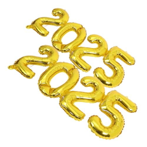 COLLBATH 2er-pack 2025 Nummernballons Folie Silvester Party Supplies Weihnachtsdekorationen Kit COLLBATH 2er-pack 2025 Nummernballons Folie Silvester Party Supplies Weihnachtsdekorationen Kit von COLLBATH