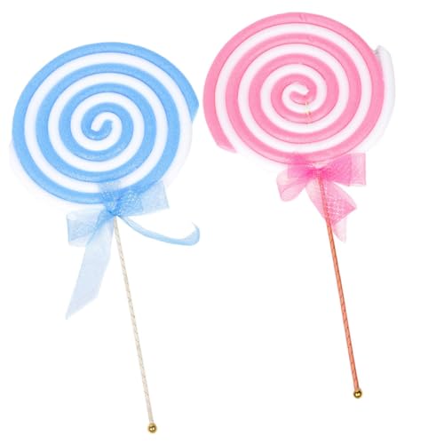 COLLBATH 2 Stück Große Lutscher Requisiten Dekorative Lollipop Requisiten für Fotografie und Partys für Feiern Karneval und Cosplay und Lebendige für Unvergessliche von COLLBATH