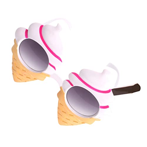 COLLBATH 2 Stück Kreative Eiscreme Brille Lustige Partybrille für Cosplay Witzige Accessoires für Auftritte und Feiern Einzigartiges Design Leicht und Robust von COLLBATH