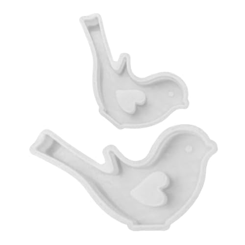 COLLBATH 2 Stück Silikonform Vogeldesign Teilig Flexible Gießform für Diy Handwerk Realistische Details für Schokoladen und Dekorationsherstellung für Bastelprojekte COLLBATH 2 Stück Silikonform Vogeldesign Teilig Flexible Gießform für Diy Handwerk Realistische Details für Schokoladen und Dekorationsherstellung für Bastelprojekte von COLLBATH