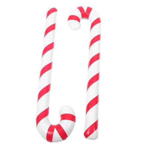 COLLBATH 2 Stück Teiliges Aufblasbares Zuckerstangen Ballon Rote und Weiße Weihnachtsdeko Kreative Partydekoration für Weihnachten und Geburtstage für Innen und Außenbereich COLLBATH 2 Stück Teiliges Aufblasbares Zuckerstangen Ballon Rote und Weiße Weihnachtsdeko Kreative Partydekoration für Weihnachten und Geburtstage für Innen und Außenbereich von COLLBATH
