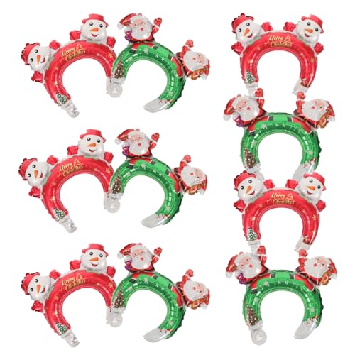 COLLBATH 20 Stück Aufblasbare Weihnachtsmann und Schneemann Kopfband für Kindergeburtstag Cartoon Stirnbänder für Partys Fotorequisiten Kreative Dekorationen COLLBATH 20 Stück Aufblasbare Weihnachtsmann und Schneemann Kopfband für Kindergeburtstag Cartoon Stirnbänder für Partys Fotorequisiten Kreative Dekorationen von COLLBATH