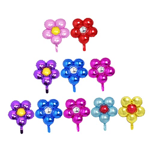 COLLBATH 20 Stück Blumengeformtes Aluminiumfolie Ballonset für Hochzeiten und Feste Party Dekoration Wiederverwendbar und Langlebig für Feiern und Zuhause Zufällige Farbe von COLLBATH