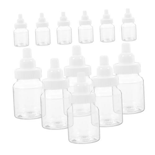 COLLBATH 20 Stück Box Pralinenschachtel Brautpartybevorzugungen Party Süßigkeitenbehälter Babypartybevorzugungen Behälter Babyflaschen Süßigkeitenflasche Partygeschenke Für Frauen von COLLBATH