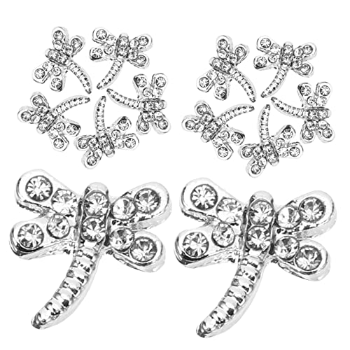 COLLBATH 20 Stück Dragonfly Nagel Charms aus Langlebiger Legierung mit Funkelnden Strasssteinen Glänzende Nail Art Schmucksteine zur Nageldekoration und DIY Maniküre für Strahlende COLLBATH 20 Stück Dragonfly Nagel Charms aus Langlebiger Legierung mit Funkelnden Strasssteinen Glänzende Nail Art Schmucksteine zur Nageldekoration und DIY Maniküre für Strahlende von COLLBATH