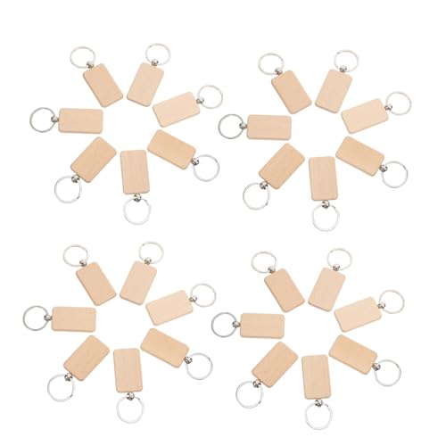 COLLBATH 20 Stück Teiliges Rechteckige Holz Schlüsselanhänger Rohlinge Unbehandelte Blanko Holzanhänger mit Abgerundeten Ecken Naturholz Schlüsselring Zubehör für DIY Handwerk und COLLBATH 20 Stück Teiliges Rechteckige Holz Schlüsselanhänger Rohlinge Unbehandelte Blanko Holzanhänger mit Abgerundeten Ecken Naturholz Schlüsselring Zubehör für DIY Handwerk und von COLLBATH