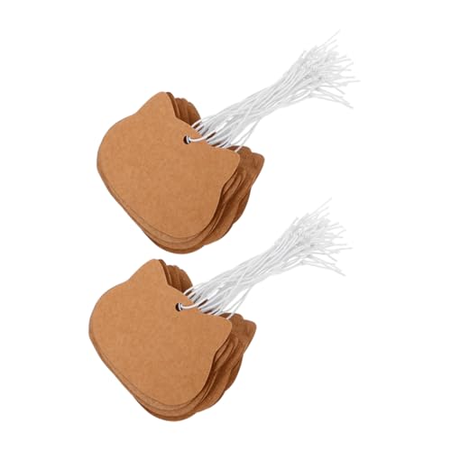 COLLBATH 200 Stück Blanko Preisetiketten aus Kraftpapier mit Elastischem Band Beschreibbare Hängeetiketten für Kleidung Schmuck Bastelarbeiten und Einzelhandelspräsentationen COLLBATH 200 Stück Blanko Preisetiketten aus Kraftpapier mit Elastischem Band Beschreibbare Hängeetiketten für Kleidung Schmuck Bastelarbeiten und Einzelhandelspräsentationen von COLLBATH