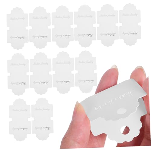 COLLBATH 200 Stück Schmuck Verpackungskarten Weiß Faltbare Ohrringhalter Karten mit Blanko Fläche Bedrucken Tragbare Displaykarten für Halsketten und Armbänder DIY Schmuckpräsentation für COLLBATH 200 Stück Schmuck Verpackungskarten Weiß Faltbare Ohrringhalter Karten mit Blanko Fläche Bedrucken Tragbare Displaykarten für Halsketten und Armbänder DIY Schmuckpräsentation für von COLLBATH
