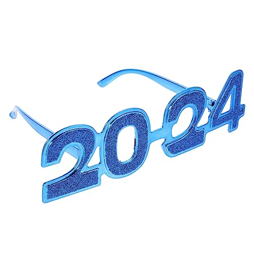 COLLBATH 2024 Brille schnapsgläser leuchtbrillen dekogläser Silvesterbrille Brillendekorationen verre Abschlussball-Party-Dekorationen Füllstoffe Plastikbrille 2024 Partyzubehör Stk Blue COLLBATH 2024 Brille schnapsgläser leuchtbrillen dekogläser Silvesterbrille Brillendekorationen verre Abschlussball-Party-Dekorationen Füllstoffe Plastikbrille 2024 Partyzubehör Stk Blue von COLLBATH