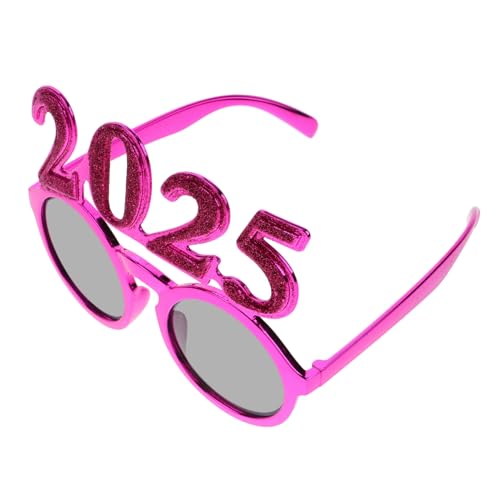 COLLBATH Brille 2025 Party-requisite Lustiges Design Foto-requisite Für Silvesterparty Plastik-brillen von COLLBATH