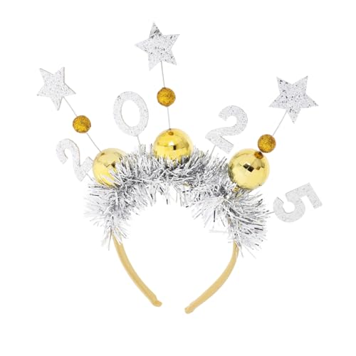 COLLBATH Elegantes Stirnband Für Die Silvesterparty 2025 Heu-neujahrs-accessoire Vielseitige Foto-requisite Bequeme Kopfbedeckung Festival-haarband Für Erwachsene COLLBATH Elegantes Stirnband Für Die Silvesterparty 2025 Heu-neujahrs-accessoire Vielseitige Foto-requisite Bequeme Kopfbedeckung Festival-haarband Für Erwachsene von COLLBATH