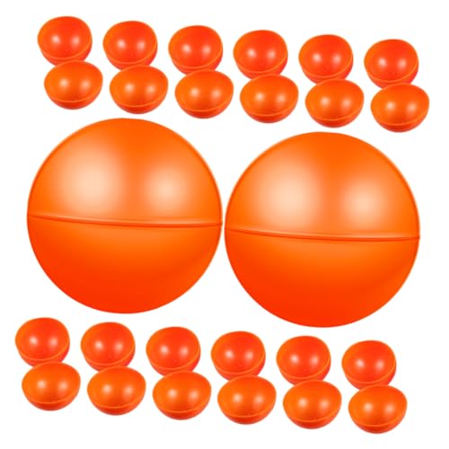 COLLBATH 20Stücke Leere Runde Kapseln für Partyspiele Preisverlosungen und Gruppenaktivitäten Leicht und Vielseitig für Events von COLLBATH