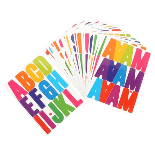 COLLBATH 24 Blatt Wasserfeste Buchstaben Aufkleber Selbstklebende Diy Alphabet Sticker für Briefkästen Scrapbooking und Dekoration für Adressschilder und Kreative Projekte COLLBATH 24 Blatt Wasserfeste Buchstaben Aufkleber Selbstklebende Diy Alphabet Sticker für Briefkästen Scrapbooking und Dekoration für Adressschilder und Kreative Projekte von COLLBATH